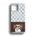 Keyfine Düşkün Kedi Premium Silikon Telefon Kılıfı - 407