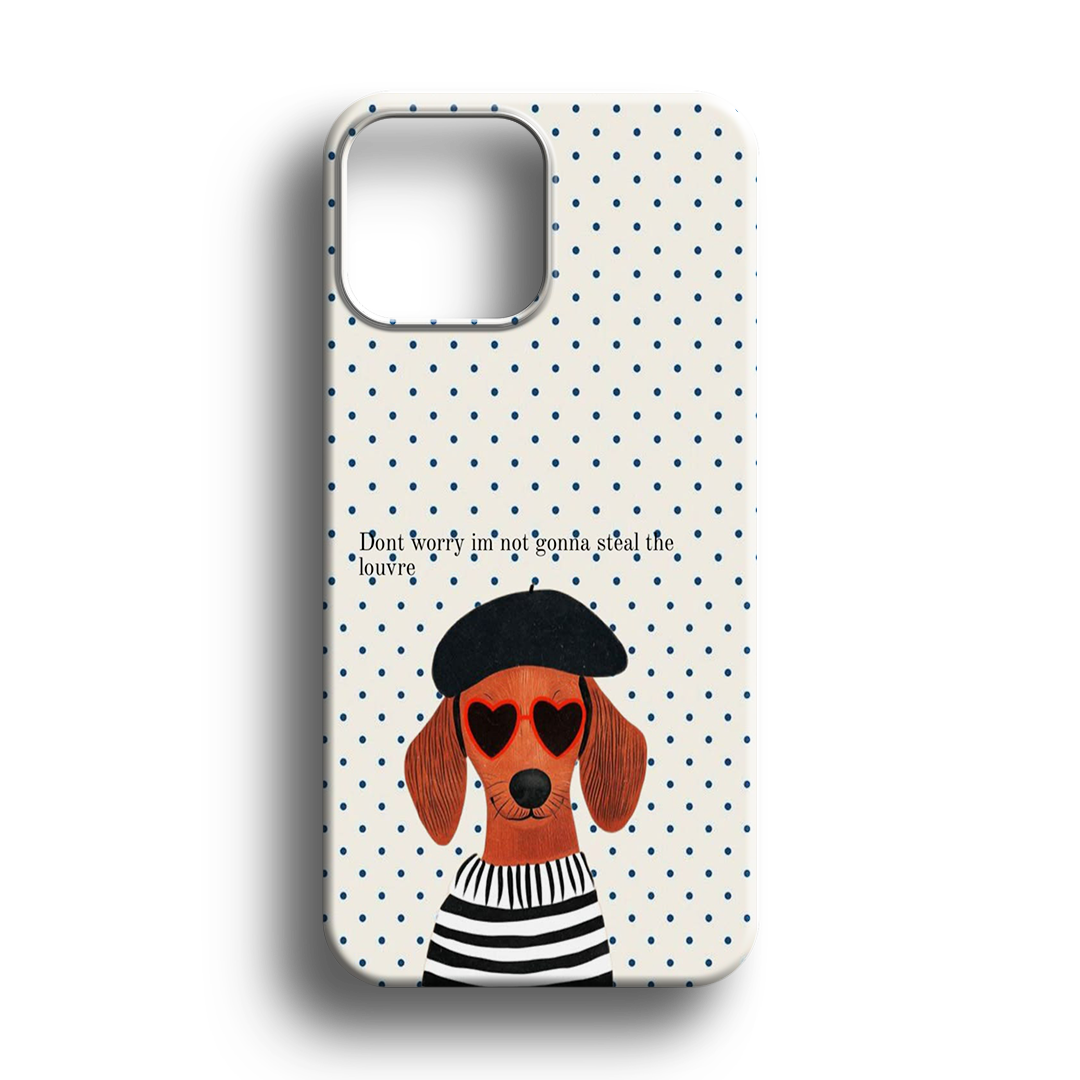 Ressam Köpek Premium Silikon Telefon Kılıfı - 410