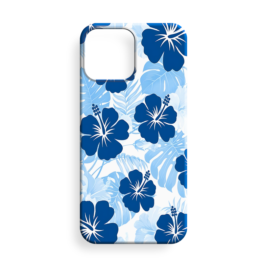 BLUE FLOWERS TASARIM Premium Silikon Kılıf - 337