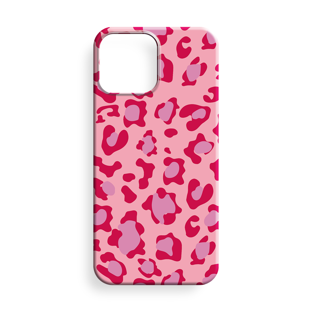 PINK LEOPAR TASARIM Premium Silikon Kılıf - 341