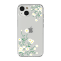 FLOWERS V2 TASARIM Premium Şeffaf  Silikon Kılıf - 350