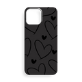 BLACK HEART TASARIM Premium Silikon Kılıf - 354