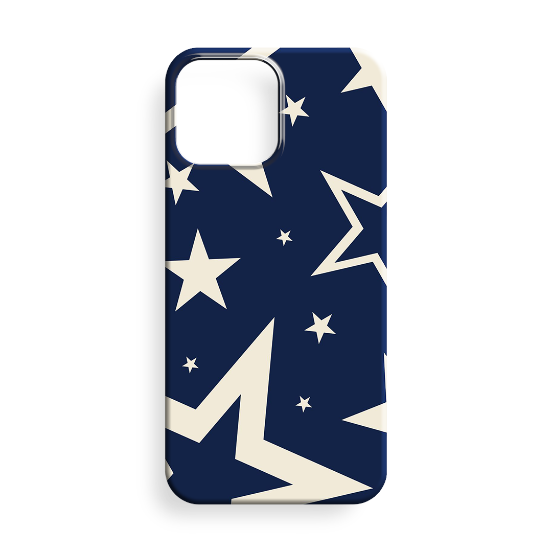 NAVY BLUE STAR TASARIM KILIF - 044