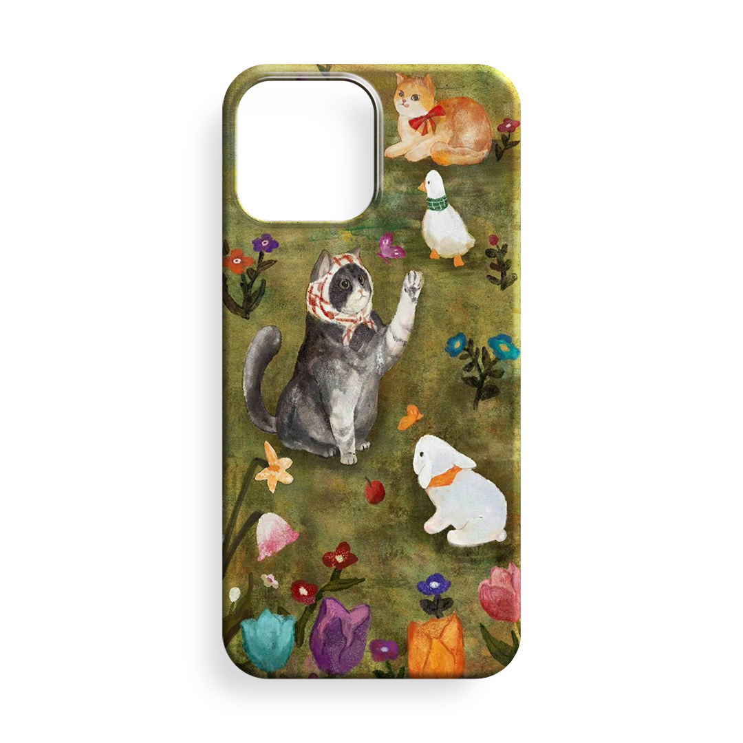 SELAM VEREN KEDİ TASARIM Premium Silikon Kılıf - 281