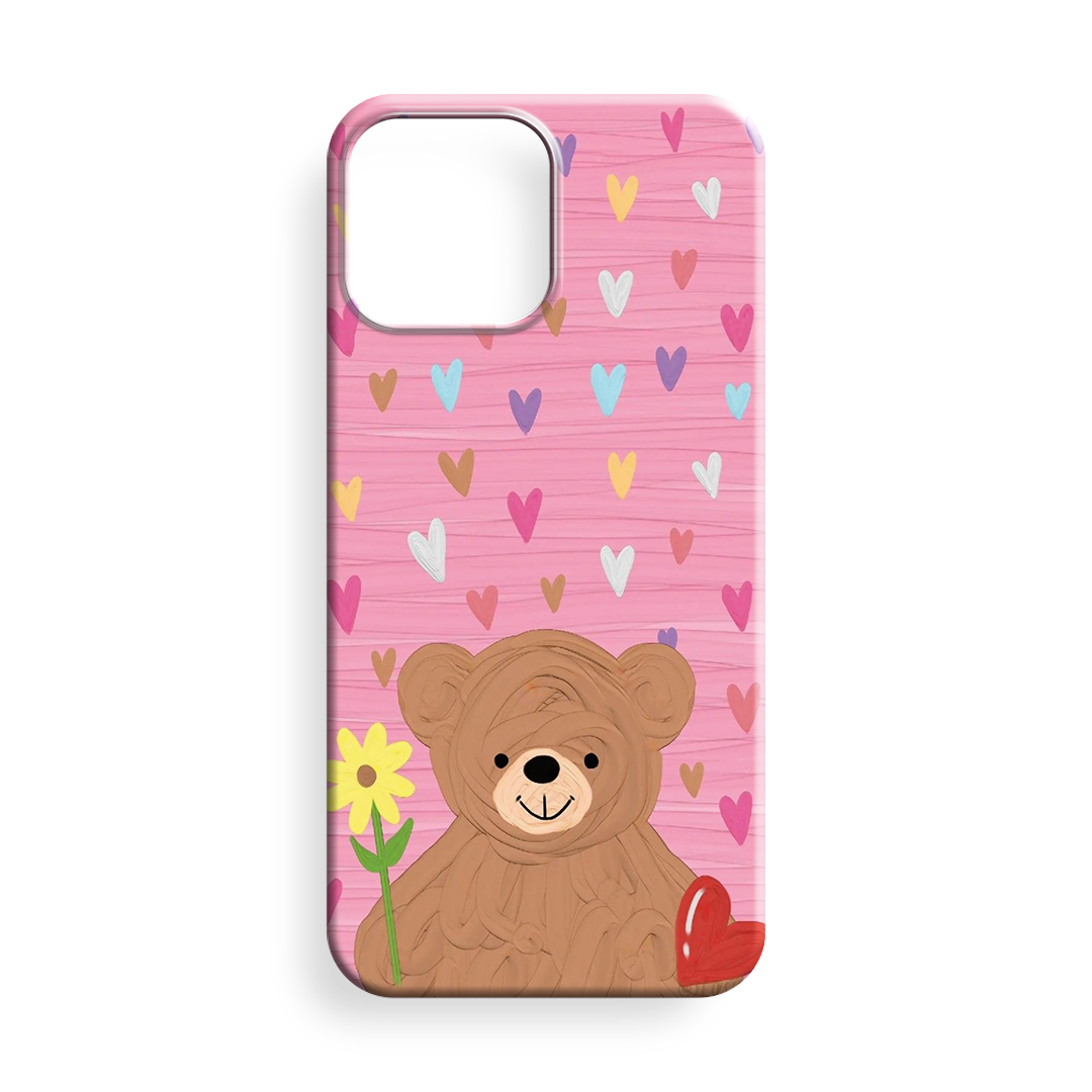 PINK BEAR TASARIM KILIF - 049