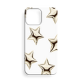 WHITE GOLD STARS Silikon Telefon Kılıfı - 512