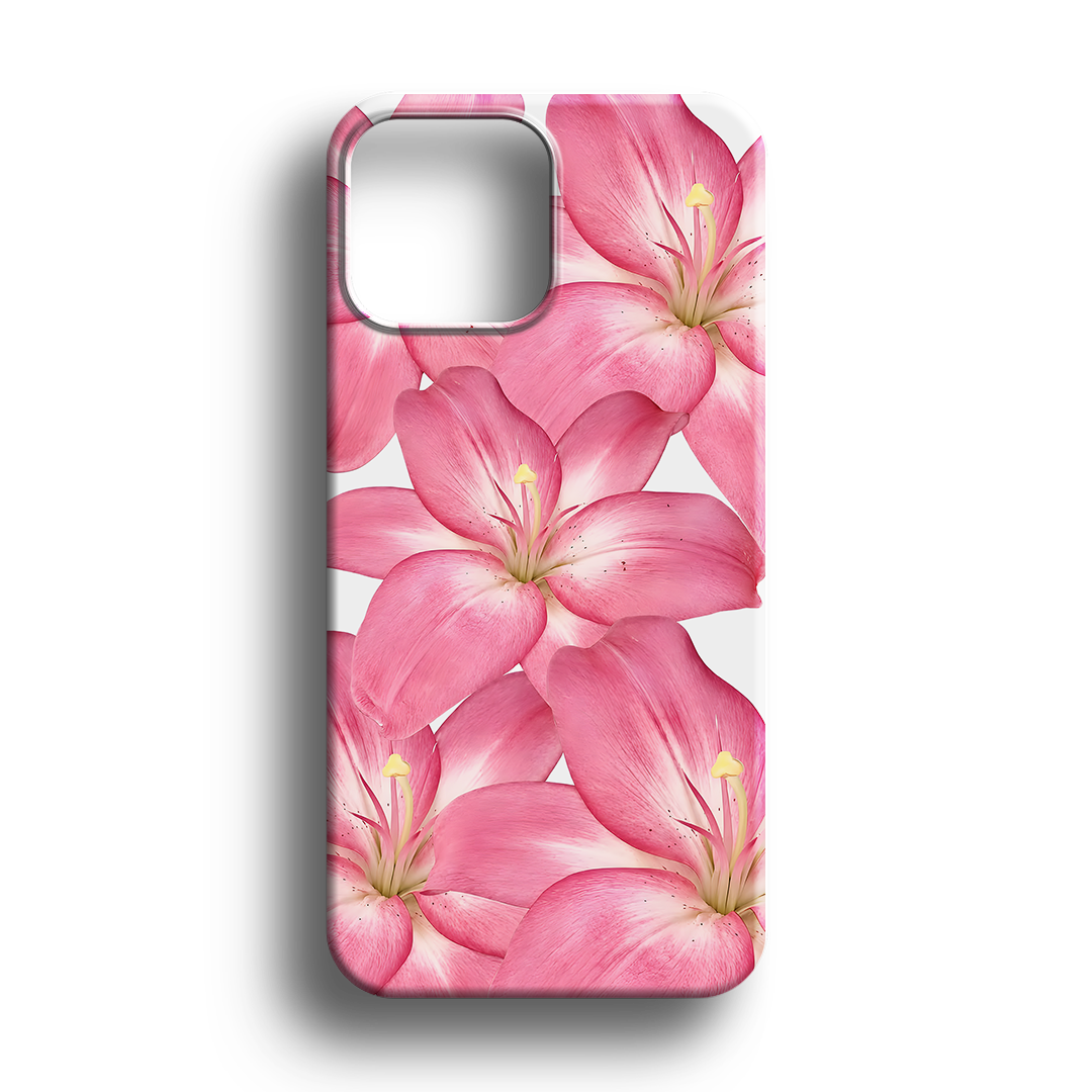 PINK FLOWER Silikon Telefon Kılıfı - 598