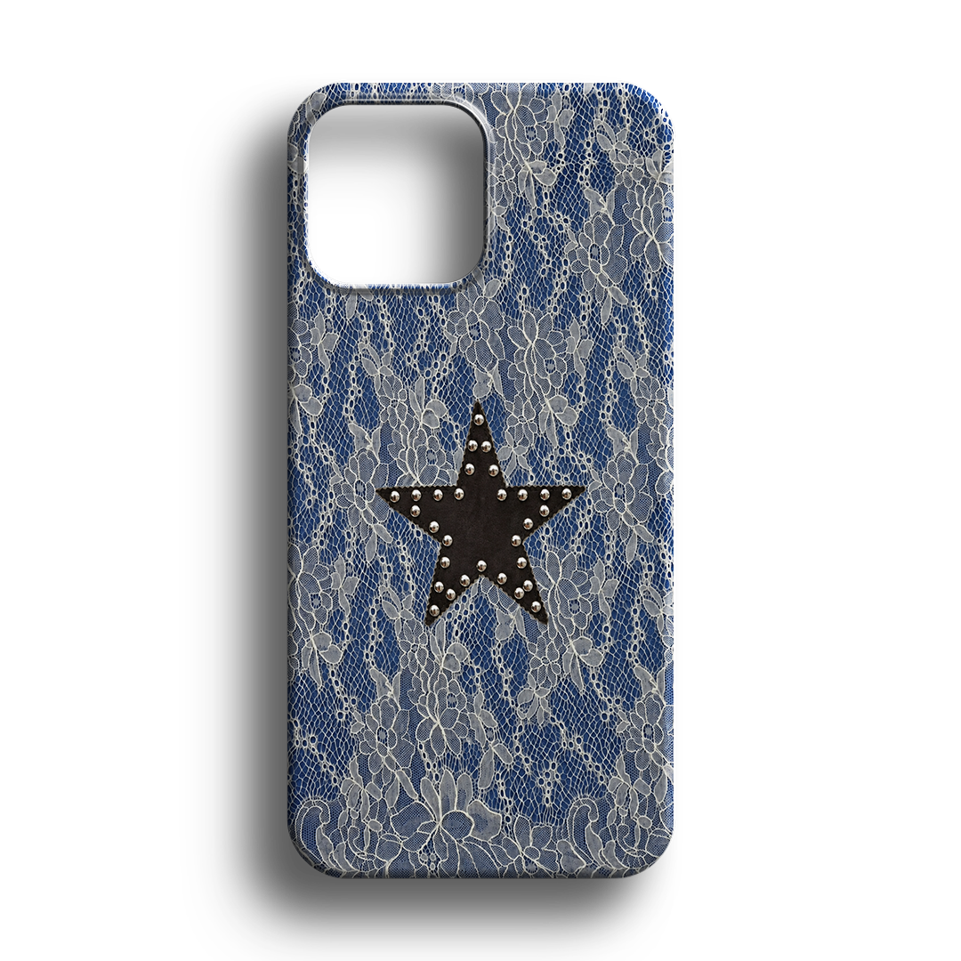 BLUE LACE STAR Silikon Telefon Kılıfı - 639