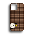 Coffe Plaid Silikon Telefon Kılıfı - 655
