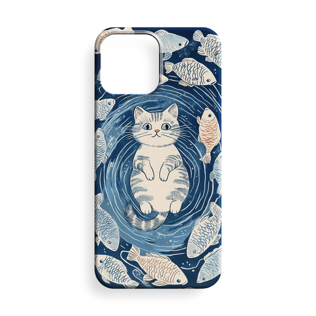 BLUE CAT TASARIM KILIF - 069