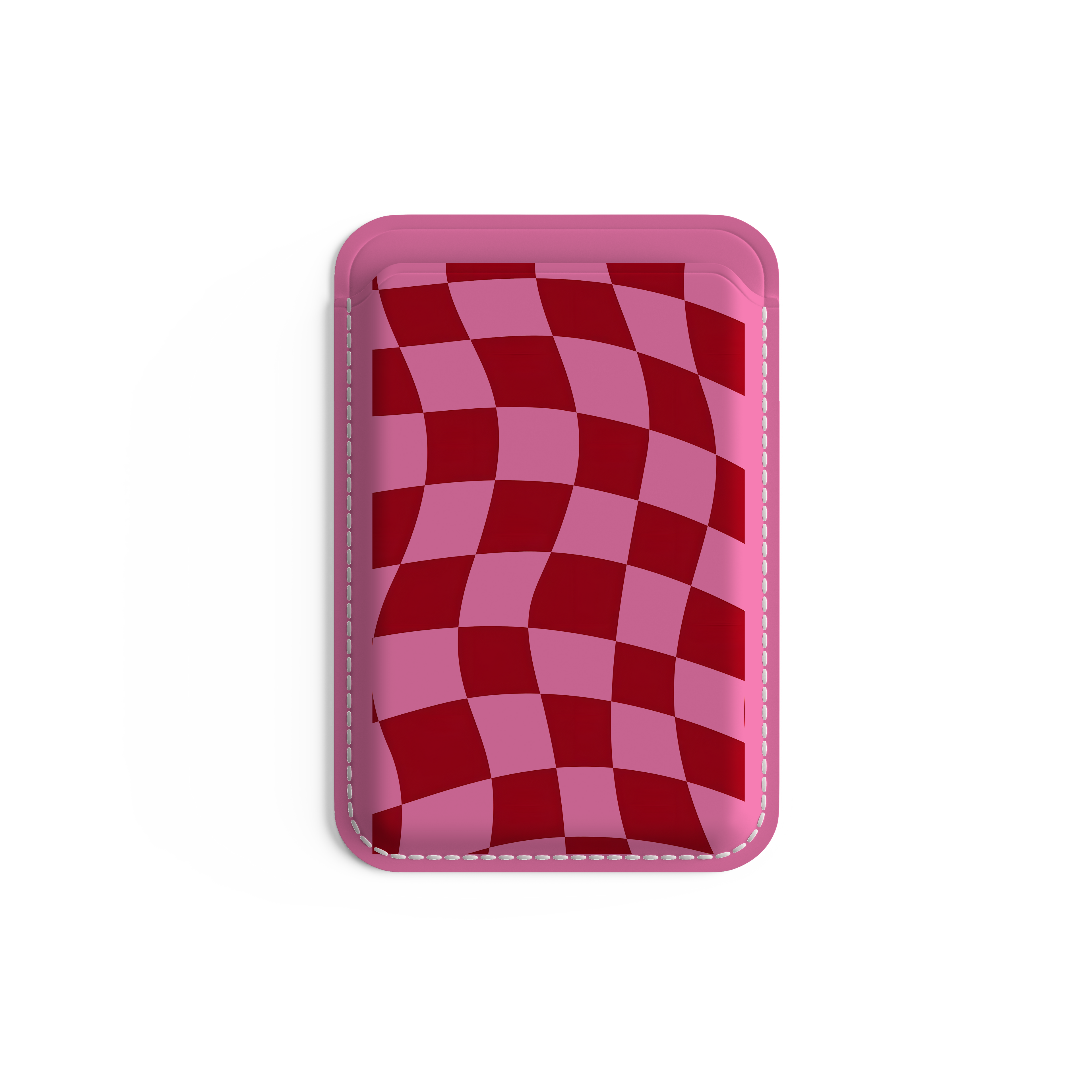 Pembe Dama Desenli Cüzdn - 097