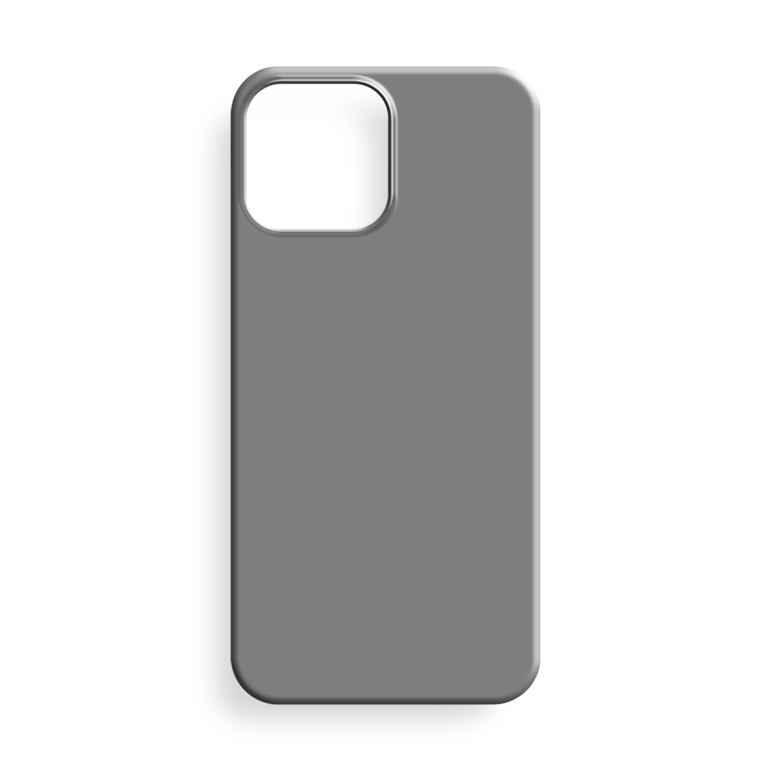 Gri Premium Silikon Telefon Kılıfı - RiceCase