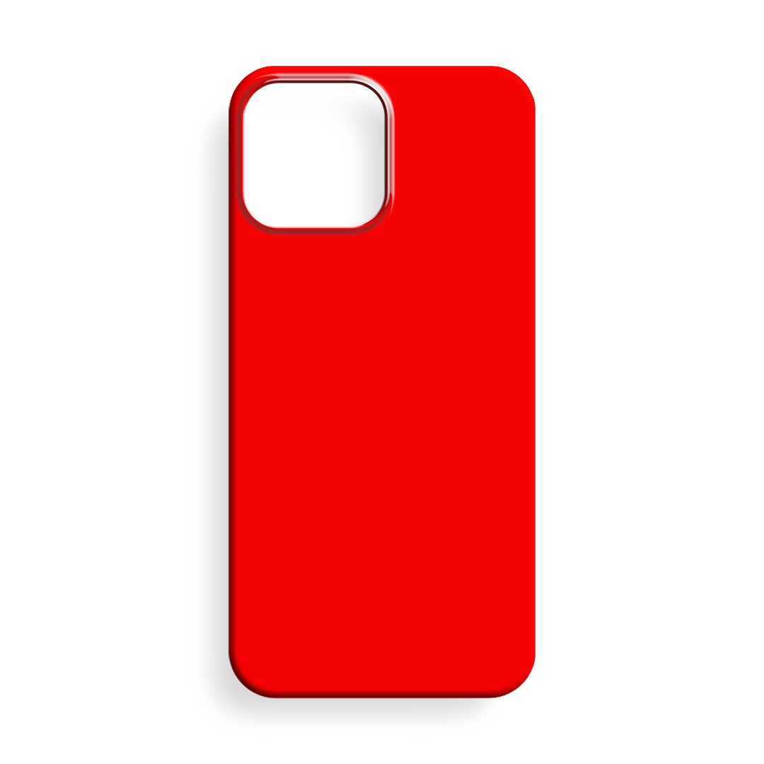 Kırmızı Premium Silikon Telefon Kılıfı - RiceCase